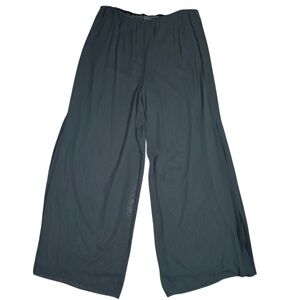 Alex Evenings Elegant Wide Leg Pants Black Size XL